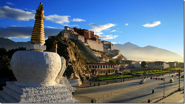 El Palacio Potala en Lhasa, Tíbet (7)