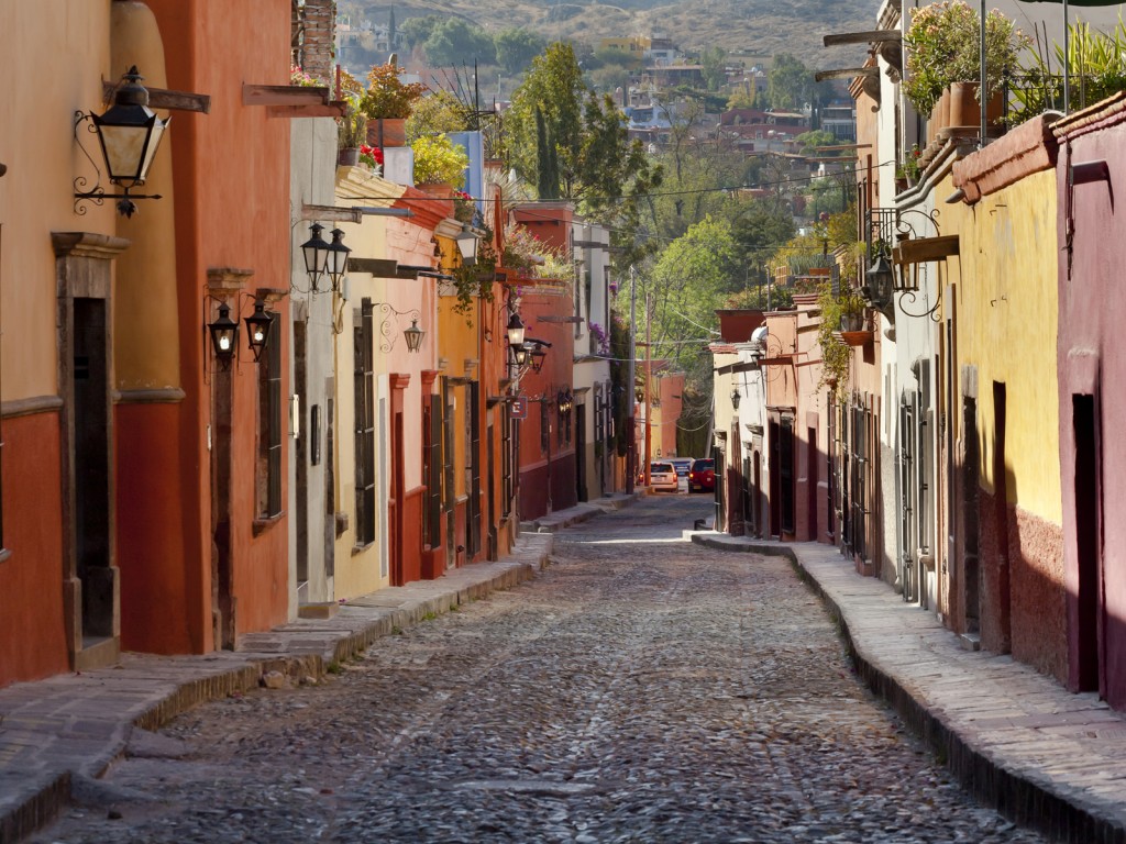 Colorful Steet,  San Miguel de Allende, Guanajuato, Mexico